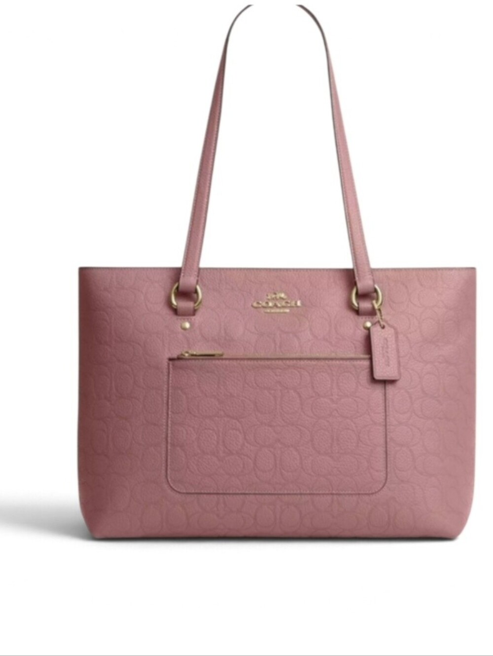 Coach Peony Embossed Station Tote